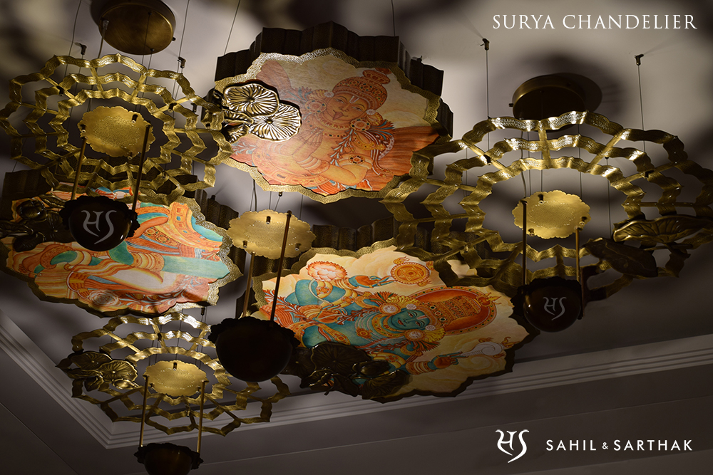 Surya Chandelier by Sahil & Sarthak